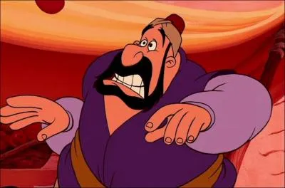 Que vend Farouk sur le march d'Agrabah dans Aladdin ?