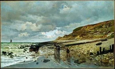  La Pointe de la Hve  mare basse , 1865 :