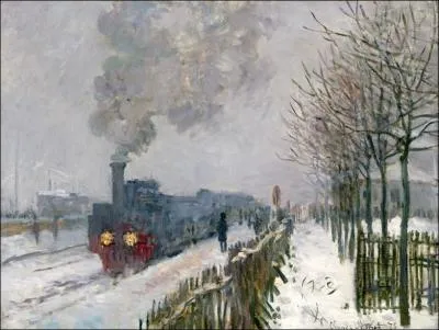  Le Train dans la neige  La Locomotive  :