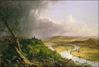 Vue du Mont Holyoke, Northampton, Massachusetts, aprs un orage - Le Oxbow (1836) :