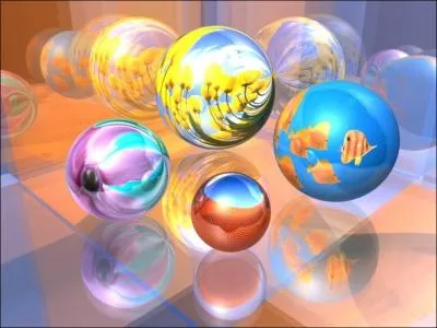 Une petite question pige. Combien y a-t-il de sphres sans compter les reflets ?