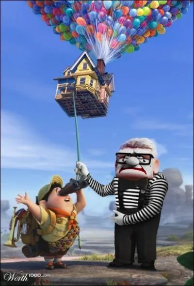 Hros du film La-Haut, quel est le nom du plus vieux des deux personnages.