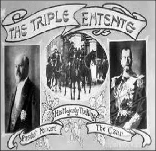 De quels pays tait compose principalement la triple entente ?