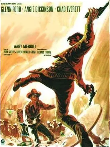 Dan blaine tait autrefois l'une des plus fines gchettes de l'ouest. sans doute l'est-il rest mais... . Western amricain ralis par Richard Thorpe en 1967 avec Angie Dickinson, Glenn Ford :