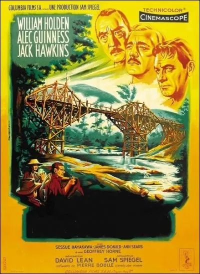 Film adapt du roman de Pierre Boule, retraant la souffrance des soldats allis, prisonniers des japonais en Birmanie, ralis en 1957 par David Lean avec Alec Guinness, William Holden, Jack Hawkin :