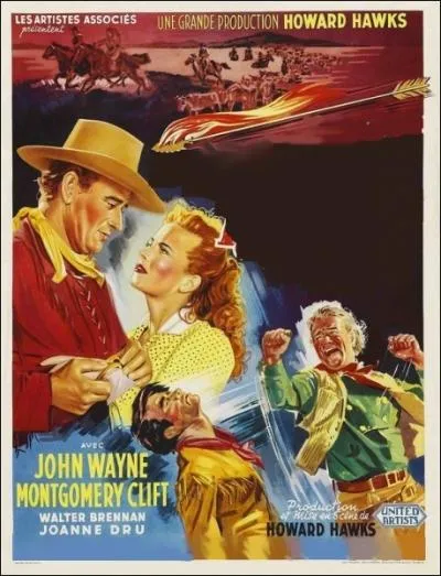 Film amricain ralis par Howard Hawks en 1948, avec John Wayne et Montgomery Clift. Un des premiers westerns a introduire une bonne dose de psychologie dans son rcit :