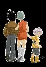 J'ai les cheveux bleus je suis le fils de Bulma et Vegeta. Je suis :