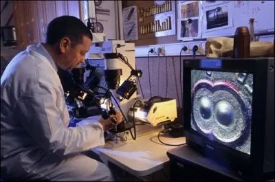 Etude des armes et des balles, lors d'affaires criminelles. La...