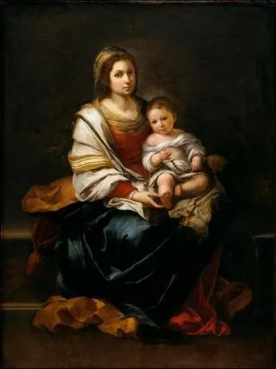 La Vierge et l'Enfant dite La Vierge au Chapelet, vers 1650