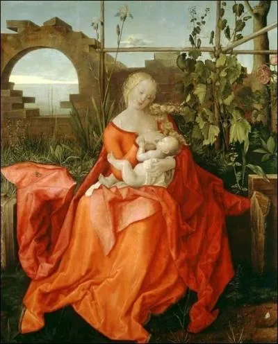 La Vierge  l'enfant dite la Madonne  l'iris (1500-1510)