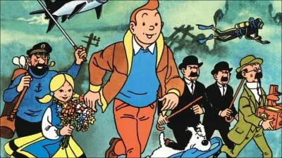 Parmi ces trois albums de Tintin d'Herg, deux existent, l'autre non. Quel est cet intrus ?