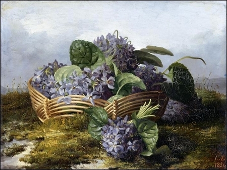 Bouquets de violettes, 1856