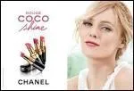 Quelle actrice est l'grie du rouge  lvres  Rouge Coco  de Chanel ?