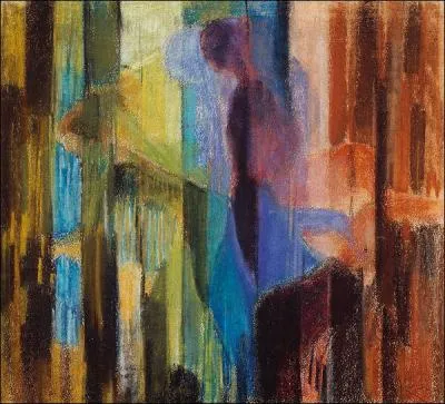 Femme cueillant des fleurs, 1910-1911