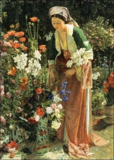 Dans le jardin du Bey, 1865