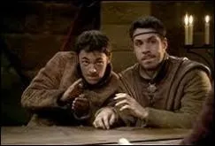 En tant que tuteur, quelle crature Lancelot fait-il affronter  Yvain et Gauvain ?