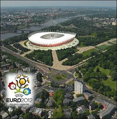 Dans quel stade se droule aujourd'hui le premier match de l'Euro 2012 : Pologne-Grce ?