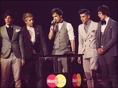 A quelle date les One Direction ont-ils reu leur tout premier Brit Award ?