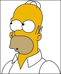 C'est le pre de la famille Simpson et son mot favori est : toh ! Qui est-ce ?