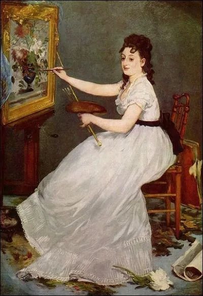 Portrait d'Eva Gonzals, 1869-1870