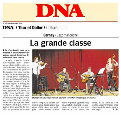 On peut lire ce journal  ...