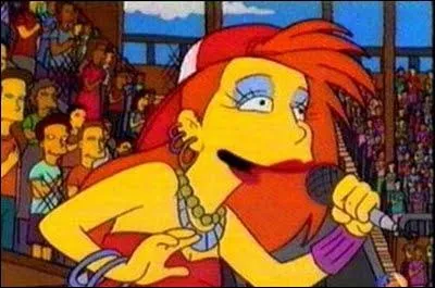 C'est une Simpson des anne 80, qui chantait en  True Colors  !