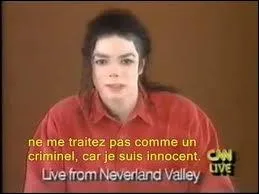 De quoi Michael a-t-il t injustement accus ?