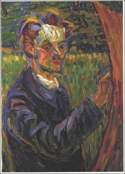 Quel expressionniste allemand a peint ce portrait d'Erich Heckel ?