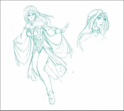 Question lie  la prcdente : Est-ce la tenue de Jadina dessine par Patrick Sobral ?