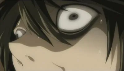 Episode 12 : Lorsque L entend le deuxime Kira parler de  Dieu de la Mort , il a une raction compltement inattendue. Quelle est-elle ?