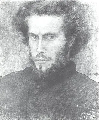 De qui est ce portrait de cet autre peintre symboliste belge William Degouve de Nuncques ralis en 1891 ?