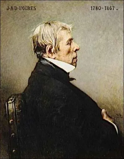 Et qui a ralis ce portrait d'Ingres  l'ge mr ?