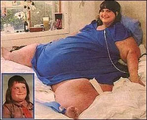Cette femme est la plus grosse du monde, hlas, dcde en 1994. En 1993, elle pesait environ ...