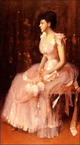 Portrait d'une dame en rose, 1888