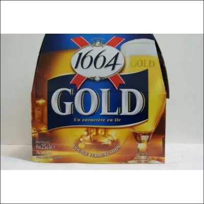 La bire Gold (  consommer avec modration ) avant d'tre une bire de la marque Kronembourg 1664, c'tait une bire de la marque...