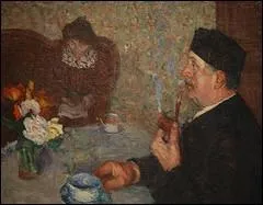 Voici le Portrait du pre et de la mre de l'artiste, 1898. Qui est leur fils ?