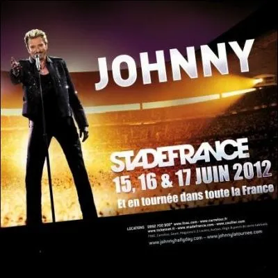 Quel anniversaire vient de fter notre , hier soir devant 60 000 inconditionnels de ses fans au stade de France ?