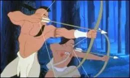 Par quelle arme John est-il gravement bless lors d'un conflit entre les colons et les indiens ?