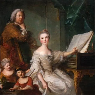 Autoportrait avec famille, 1762