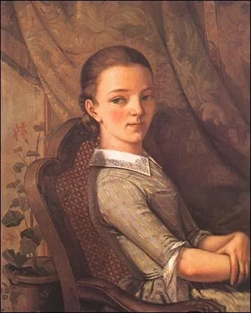 Portrait de Juliette (soeur cadette de l'artiste), c. 1844