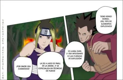 Qui a tu Pakura (du village de Suna) et Gari (du village d'Iwa) ?