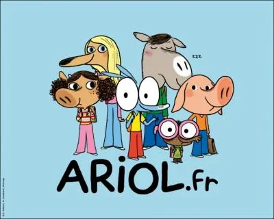 Quel est le prnom du petit Cheval mou et paresseux ( en haut  droite de l'image), ami d'Ariol le petit ne ?