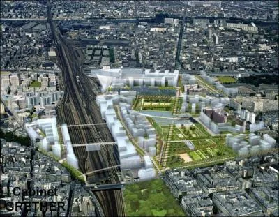 Quartier parisien du 17 me. Les...