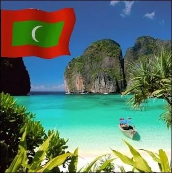 Etat Insulaire de l'Ocan Indien, ayant pour capitale Mal... .