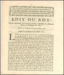 En 1598, quel dit de France autorisa la libert de culte ?