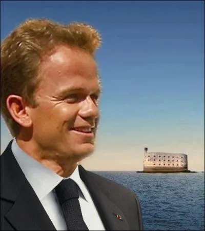Passe-Partout devant Fort Boyard. De quelle campagne politique pour les prsidentielles franaises de 2012, cette image est-elle un pastiche ?