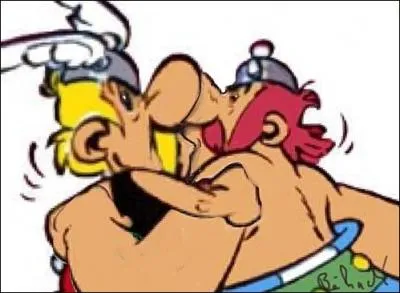 Comment se nomme le livreur de menhir, sur cette image ?