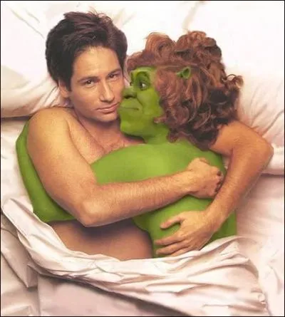 Qui ne va pas tre content en apercevant cette photo ? ( Sacr Duchovny).