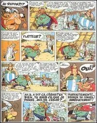 Au dbut de cet album, on peut voir Abraracourcix furieux de savoir que les romains sont envoys en repos prs de son village. Quel est le titre de cet album ?