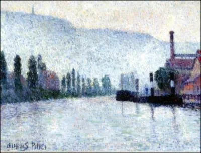 Rouen, La Seine et les collines  Canteleu, 1887